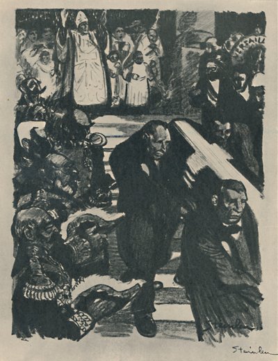 Rochefort dör, 1898, 1919 av Théophile Alexandre Steinlen
