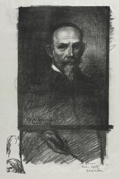 Självporträtt av Théophile Alexandre Steinlen