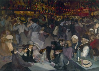 Balen den 14 juli av Théophile Alexandre Steinlen