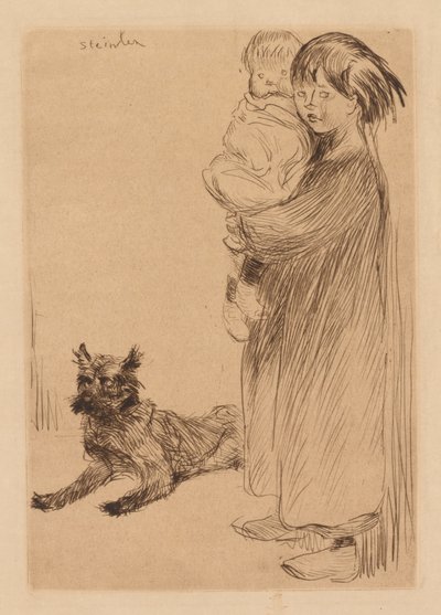 Storasystern (La Grande Soeur) av Théophile Alexandre Steinlen