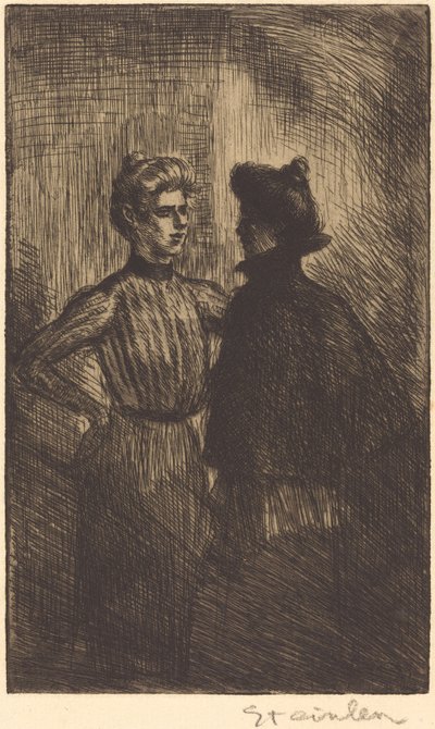 Encounter (Encounter) av Théophile Alexandre Steinlen