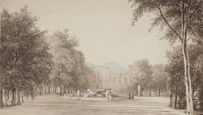 Fra Villa Reale (numera Villa Nazionale) i Neapel av Thorald Brendstrup