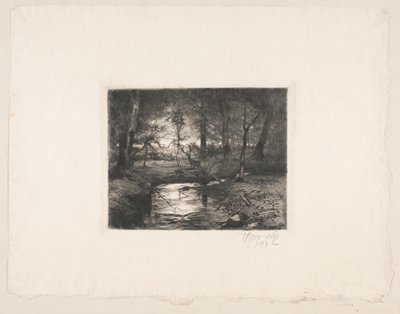Aa i Borrevejleskogen av Thorvald Niss