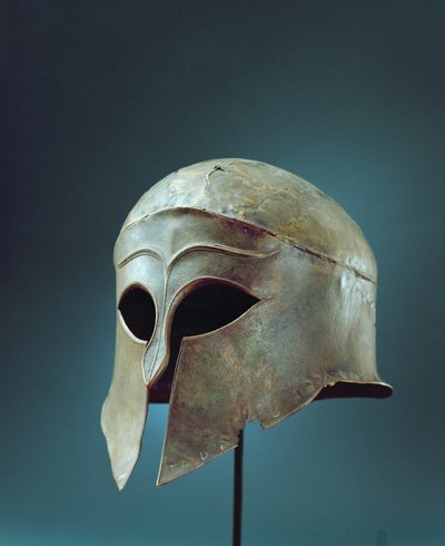 Korintisk hjälm (brons) av Thracian
