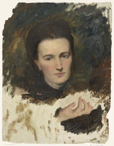 Porträtt av en kvinna av Thérèse Schwartze