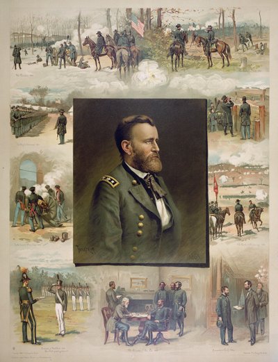 Bidrag från West Point till Appomattox av Thure de (after) Thulstrup