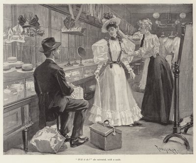 Illustration för dagen för deras bröllop, av W D Howells av Thure de Thulstrup