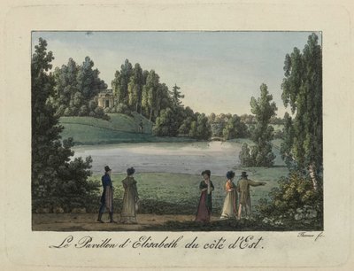 Elizabeth Pavilion i Pavlovsk Park, 1810-talet. av Thurner