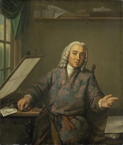 Porträtt av gravören Jan Caspar Philips av Tibout Regters