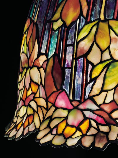 En "Pond Lily" bordslampa, c.1903 av Tiffany Studios