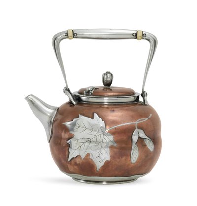 Tekokare, ca 1880 (silver och koppar) av Tiffany and Company