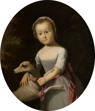 Porträtt av Miss Charlotte Bridgeman som barn (1800-1877), ca 1805-15 (olja på duk) av Tilly Kettle
