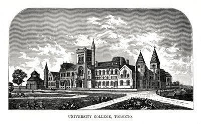 University College, Toronto, Kanada, 1800-talet av Tilton Waters