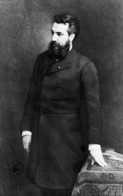 Alezander Graham Bell (målning) av Timoleon Marie Lobrichon