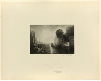 Dido Building Carthage, från Old English Masters av Timothy Cole