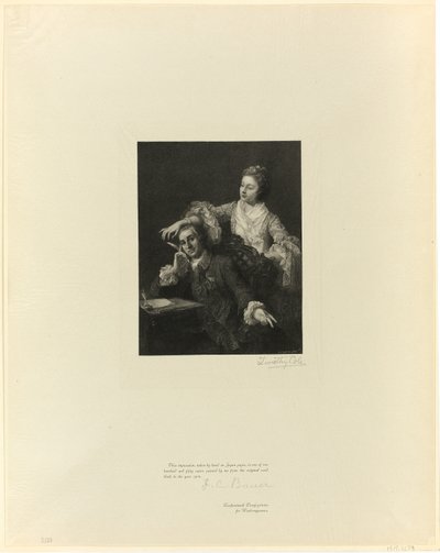 Garrick och hans fru, från Old English Masters av Timothy Cole