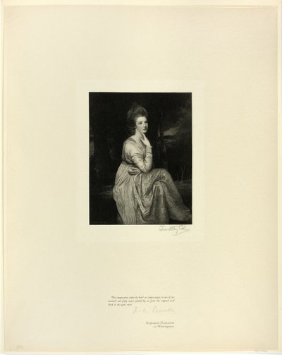 Lady Derby, från Old English Masters av Timothy Cole