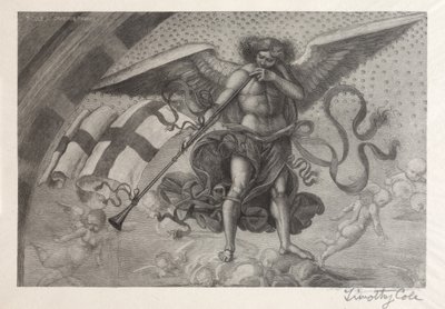 Gamla italienska mästare: Angel Sounding a Trumpet, 1888-1892. av Timothy Cole