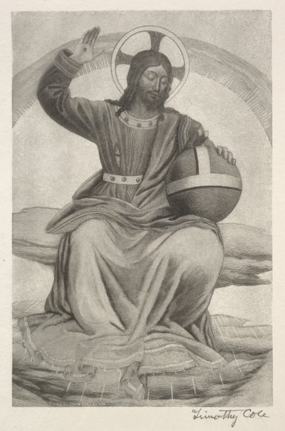 Gamla italienska mästare: Kristus på tronen, 1888-1892. av Timothy Cole