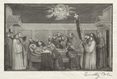 Gamla italienska mästare: St. Franciskus död, 1888-1892. av Timothy Cole