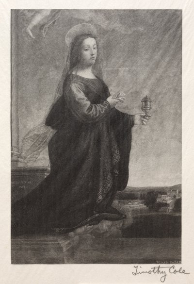 Gamla italienska mästare: Maria Magdalena, 1889. av Timothy Cole