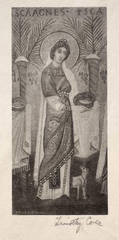 Gamla italienska mästare: St. Agnes, 1888-1892. av Timothy Cole
