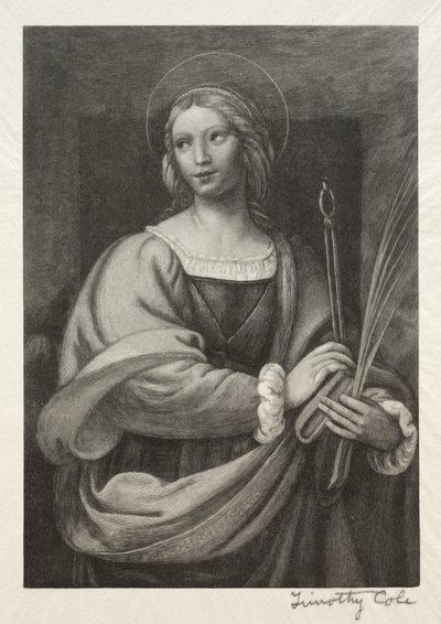 Gamla italienska mästare: St. Apollonia, 1888-1892. av Timothy Cole