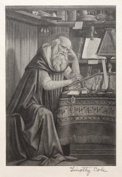 Gamla italienska mästare: St. Hieronymus, 1888-1892. av Timothy Cole