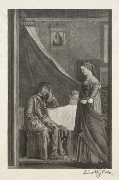 Gamla italienska mästare: St. Ursula med sin far, 1888-1892. av Timothy Cole