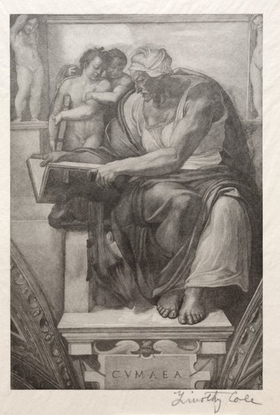 Gamla italienska mästare: The Cumaean Sibyl, 1888-1892. av Timothy Cole