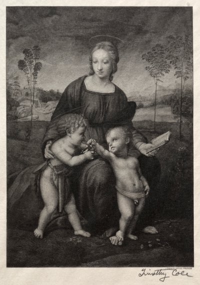 Old Italian Masters: The Madonna of the Goldfinch, 1888-1892. av Timothy Cole
