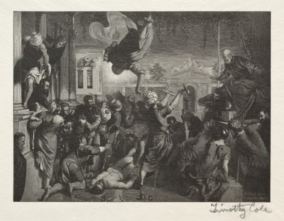Gamla italienska mästare: Miraklet från Markus, 1888-1892. av Timothy Cole