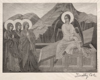 Gamla italienska mästare: The Three Marys at the Sepulcher, 1888-1892. av Timothy Cole