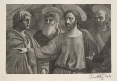 Gamla italienska mästare: Tribute Money, 1888-1892. av Timothy Cole