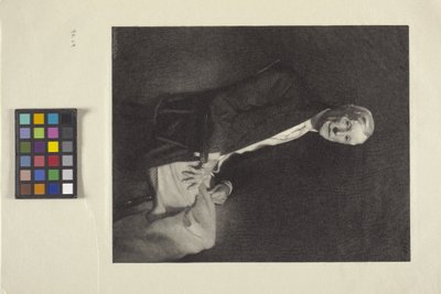 Porträtt av John D. Rockefeller (bläck) av Timothy Cole