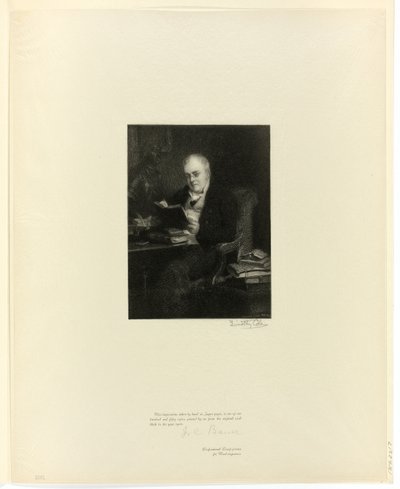 Porträtt av Dr John Allen, från Old English Masters av Timothy Cole