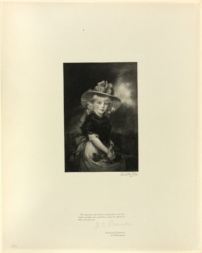 Prinsessan Sophia, dotter till George III, från Old English Masters av Timothy Cole