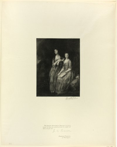 Systrarna: Mrs Sheridan och Mrs Tickell, från Old English Masters av Timothy Cole