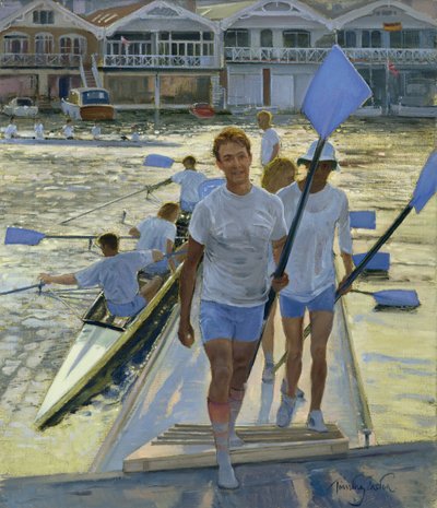 Evening Return, Henley, 1998 av Timothy Easton