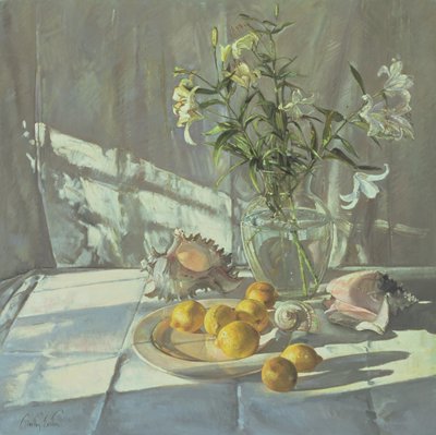 Reflektioner och skuggor (olja på duk) av Timothy Easton