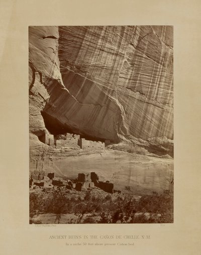 Forntida ruiner i Cañon de Chelle, N.M. (nr 11, Geografiska undersökningar och kartläggningar väster om 100:e meridianen) av Timothy H. O