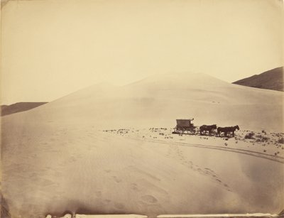 Desert Sand Hills nära Sink of Carson, Nevada av Timothy H. OSullivan