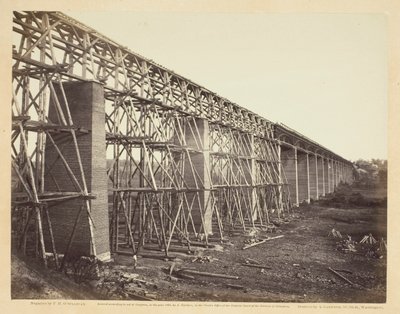 High Bridge över Appomattox, nära Farmville av Timothy O