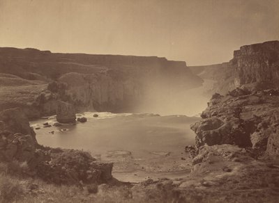 Shoshone Falls, Snake River, Idaho,1874 (foto) av Timothy O