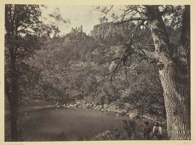 Utsikt över Apache Lake, Sierra Blanca Range, Arizona av Timothy O
