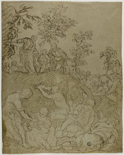 Miraklet med bröden och fiskarna av Tintoretto