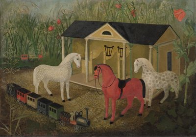 Hästar och tåg av Tirzah Ravilious