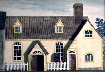 Modell av ett kapell, Halstead Congregate Church, Essex av Tirzah Ravilious