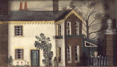 Modell av ett hus av Tirzah Ravilious