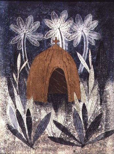 Native Hut av Tirzah Ravilious